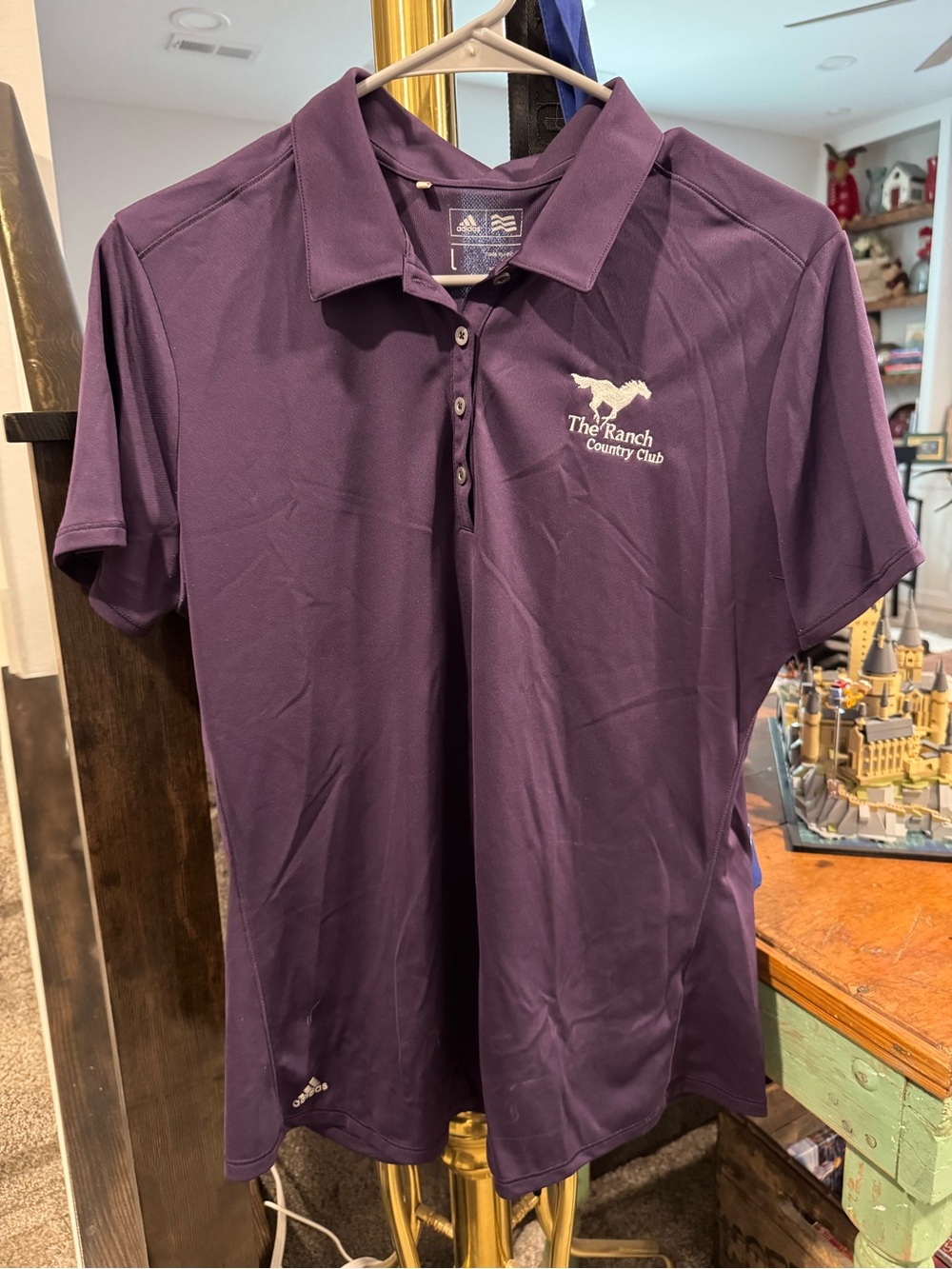 adidas Women's Purple The Ranch Country Club Polo